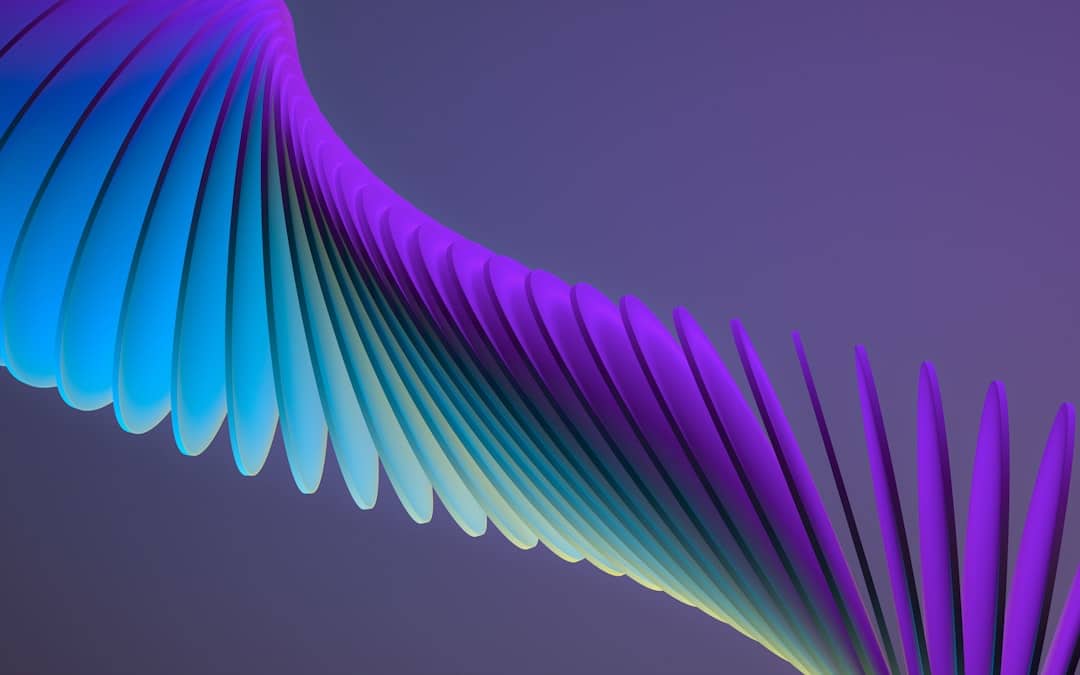 pink green and blue abstract painting