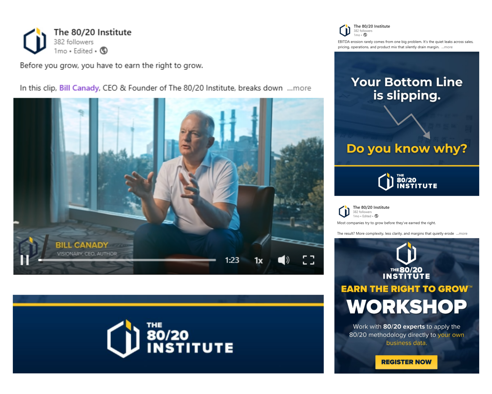 business leadership insights and updates from the 80 20 Institute