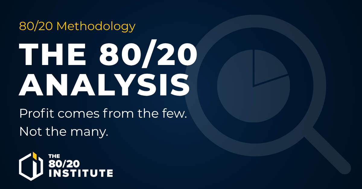 80 20 Analysis Find the 20% of Products Driving 80% of Your Profit