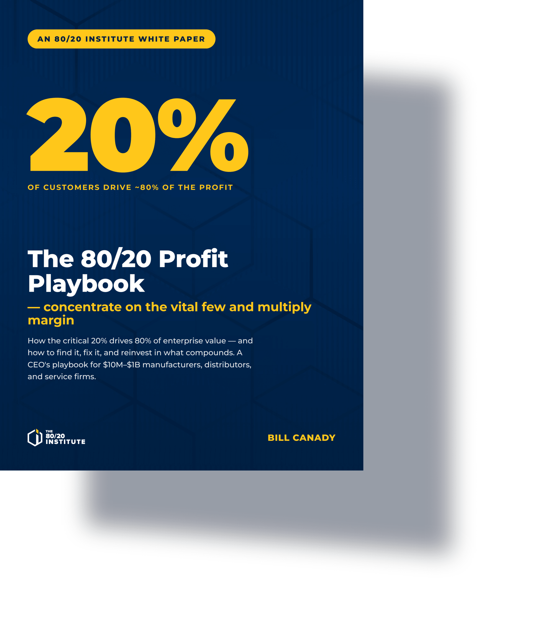 The 80/20 Profit Playbook cover